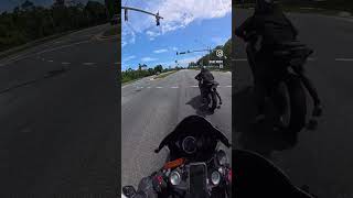 When youre at a red light but your homie thinks its a drag race 🚦💨😂 LaunchMode bikeVibes [upl. by Yer]