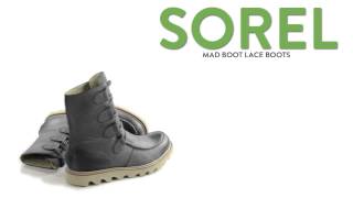 Sorel Mad Boot Lace Boots  FullGrain Leather For Men [upl. by Nerot588]