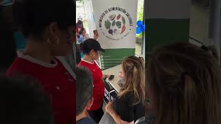 Irma junto al movimiento de alimentos saludables todosconvamos noticias viral panama [upl. by Yelsek]