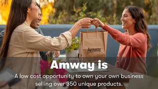 What is Amway Start Selling HealthConscious Products From Your Home  Amway [upl. by Ellennahc317]