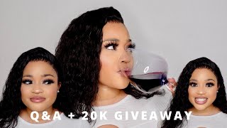 ANSWERING YOUR QUESTIONS  20K GIVEAWAY [upl. by Noell954]