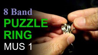 8 Band Puzzle Ring MUS 1 [upl. by Ailama846]