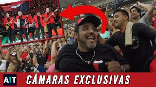 La FIESTA de LOS PALMERAS y la HINCHADA DE COLÓN en la SUDAMERICANA ⚫🔴 [upl. by Armilla]