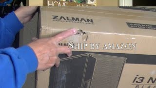 Zalman I3 Neo ATX Computer Case Black Edition Unboxing [upl. by Aiset]