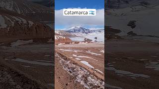 🇦🇷 volcán y hielo en CATAMARCA A 4500 metros de altura  viajar solo por el mundo [upl. by Nomolos678]