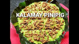 KALAMAY na PINIPIG  KALAME DUMAN  BIKO PINIPIG PINIPIG KALAMAY RECIPE [upl. by Laddy403]