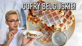 GOFRY BELGIJSKIE chrupiące z zewnątrz delikatne w środku [upl. by Oznola794]