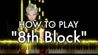 Sheff G 8th Block PIANO TUTORIAL  Sheet Music  Instrumental  Karaoke [upl. by Ed]