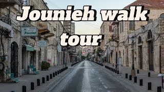 Jounieh Lebanon beautiful walking tour  كزدورة في شوارع جونية جبل لبنان [upl. by Eisej86]