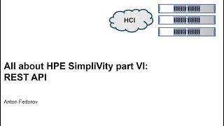 All about HPE Simplivity Part 6 REST API [upl. by Ennasirk]