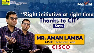 “Right initiative at right timequot  Aman Lamba  Innovest 2024  Chennai Institute of Technology [upl. by Ilana777]