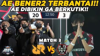 WIN RATE 100 MASIH TERJAGA GILA BENER2 PEMBANTAIAN BGT DI GAME INI  RRQ VS AE MATCH 3 MPL S9 [upl. by Auberon]