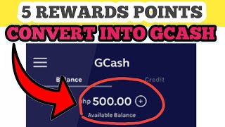 PAANO ECONVERT REWARDS POINTS TO quotGCASH quot HOW TO CONVERT REWARDS TO GCASH [upl. by Anyak]