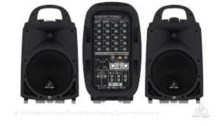 EUROPORT PPA500BT Portable PA System [upl. by Peddada192]