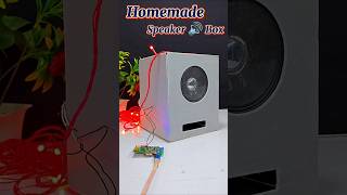 Diy Homemade Speaker Box😍 Part 2 shorts diy project speakerbox creatidoashishshorts [upl. by Ardnak]