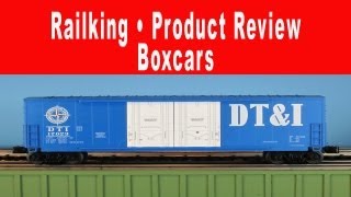 Railking • Product Review of Boxcars [upl. by Adlemy905]