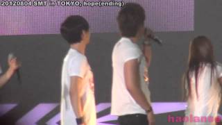 120804 SMTown in Tokyo  Hope Ending [upl. by Butch504]