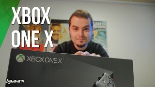 Xbox One X unboxing de la nueva BESTIA de Microsoft [upl. by Hilton984]