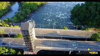 Mirante sobre o Rio Piracicaba Drone 4k SP [upl. by Ariahaj]