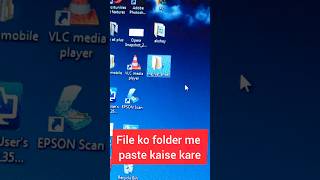 File ko folder me paste kaise kare dca shorts the fast enter [upl. by Eryn]