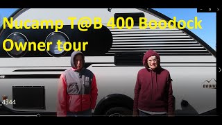 NUCAMP TAG 400 Boondock Owner Tour TB Teardrop Trailer RV [upl. by Hgielhsa]