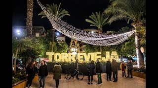 Torrevieja Famous Christmas lights and Nativity [upl. by Ledda]