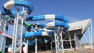 Splash Aqua Park and Leisure Centre Construction Update March 2017 [upl. by Schriever6]