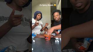 Zs Spicy Bowl 🥵😋 foodie spicy spicybowlfood foodie eatingshow mukbang snack eating [upl. by Analaf]