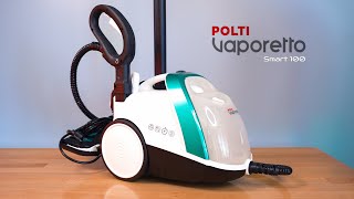 POLTI Vaporetto Smart 100  steam cleaner with unlimited autonomy [upl. by Ialocin49]