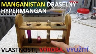 Manganistan draselný  hypermangan  vlastnosti výroba využití [upl. by Josepha]