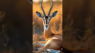 Gazelle In Nature gazelle ai gazelles wildlife nature animals ai aiinsights shorts [upl. by Per]