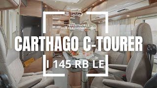 Carthago ctourer I 145 RB LE Mercedes Benz  Neuer Grundriss  neues Design [upl. by Htesil]