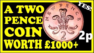 A Rare 2p Coin  A Two Pence Coin Worth Over £1000  Do You Have One [upl. by Celina]