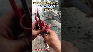 How to Remove Circlip Lock on Innertube in Easy Way shorts [upl. by Einnoc]