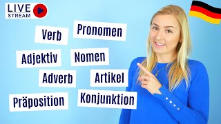 Wortarten einfach erklärt │ Deutsch lernen A2 B1 B2 [upl. by Enelhtak290]