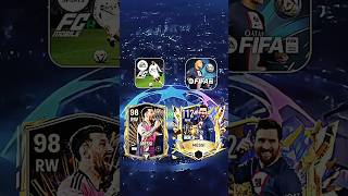 Messis FC Mobile Card vs FIFA MOBILE Card ⚔️ Battle 🥵 fcmobile fifamobile shorts eafc fifa [upl. by Airetak190]