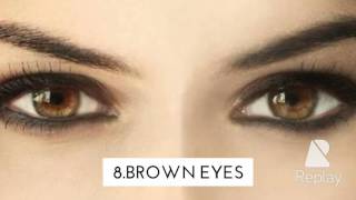 The top 8 most attractive eyes colours [upl. by Fulvia]