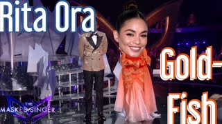 Rita Ora Thinks Goldfish Could Be Vanessa Hudgens  The Masked Singer USA Season 11 Finale [upl. by Akere]