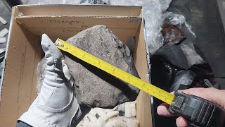 1984  Uboxing Obsidian from Alan flintknapping [upl. by Helaine]