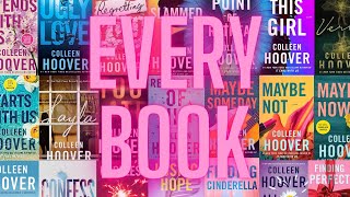 I Read EVERY Colleen Hoover Book and Ranked Them From Best to Worst 📚 [upl. by Hough]