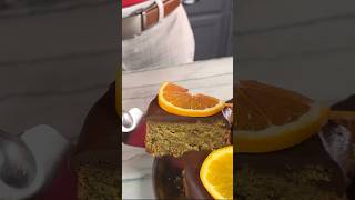 Vegan OrangeChocolate Cake RefinedSugarFree GlutenFree [upl. by Einalam932]