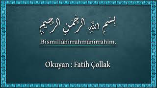 Fatih Çollak  411Sayfa  Lokmân Suresi 1219 [upl. by Onidranreb]