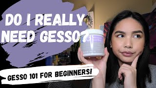 GESSO for Beginners Do I Need It How To Use It Quick amp Easy Tips amp Advice for Acrylic Painting [upl. by Felt449]