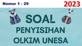 Pembahasan Soal Olkim UNESA 2023 Part 1 no 1  29 Olimpiade Kimia Universitas Negeri Surabaya [upl. by Ezitram]