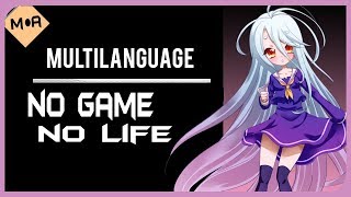 no game no life ► opening►Multilanguage ♫ [upl. by Spenser]