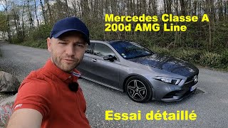 Essai Mercedes Classe A 200D AMG Line  la meilleure des Classe A [upl. by Doralin57]