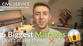 Civil Service Success Profiles Interview 5 Biggest Mistakes CompetencyStrength Based Interview [upl. by Jaqitsch]