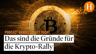 Bitcoin seit Januar rund 70 Prozent im Plus – die Gründe für die KryptoRally [upl. by Reham]