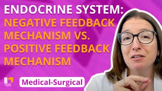 Negative Feedback Mechanism vs Positive Feedback Mechanism  MedSurg  Endocrine  LevelUpRN [upl. by Boy]