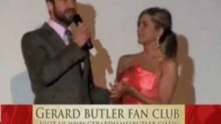 Gerard Butler interview with Jennifer Aniston in Paris The Bounty Hunter premiere France [upl. by Earla922]